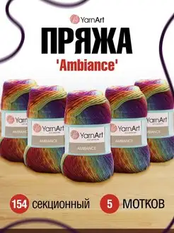 Пряжа Ambiance Ярнарт Амбианс секционная 5шт 100г