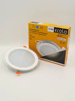 Светильник встраиваемый led, спот 18Вт 4200К с подсветкой