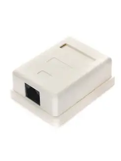 Розетка RJ-45 кат.6 внешняя 1 порт, 110&Krone