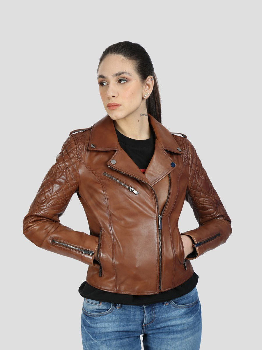 Турецкие кожаные куртки женские