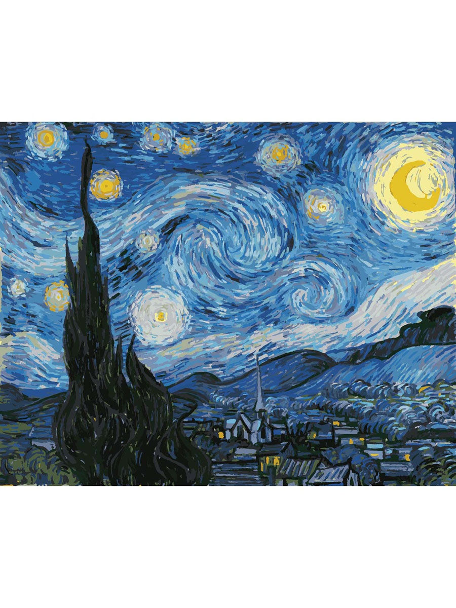 Ван Гог картины Лунная ночь