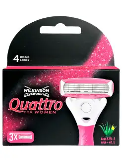 Женские сменные кассеты QUATTRO for Women (3 шт.)