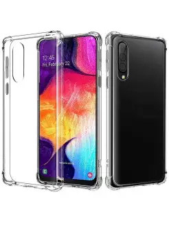 Чехол на Samsung Galaxy A50 A50S A30S прозрачный бампер