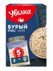 Рис Бурый 5 пакетиков по 80 гр бренд УВЕЛКА продавец Продавец № 32477