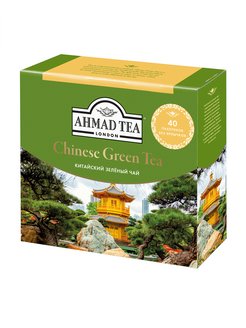 Chinese Green Tea, зеленый чай в пакетиках 40 штук по 1,8г Ahmad Tea 15219579 купить за 90 ₽ в интернет-магазине Wildberries