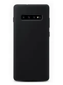 Чехол на Samsung Galaxy S10 силиконовый матовый бампер