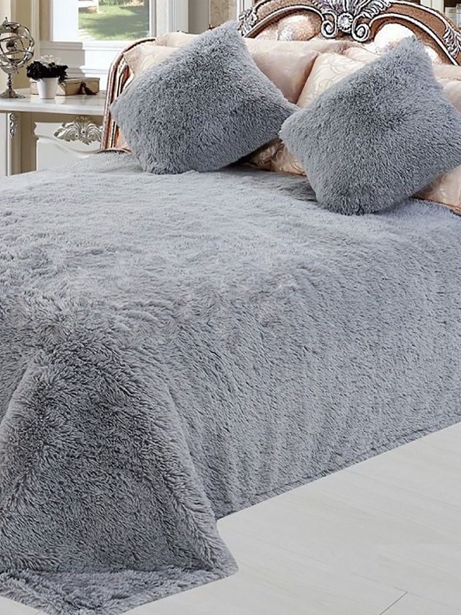 пушистые одеяла на кровать