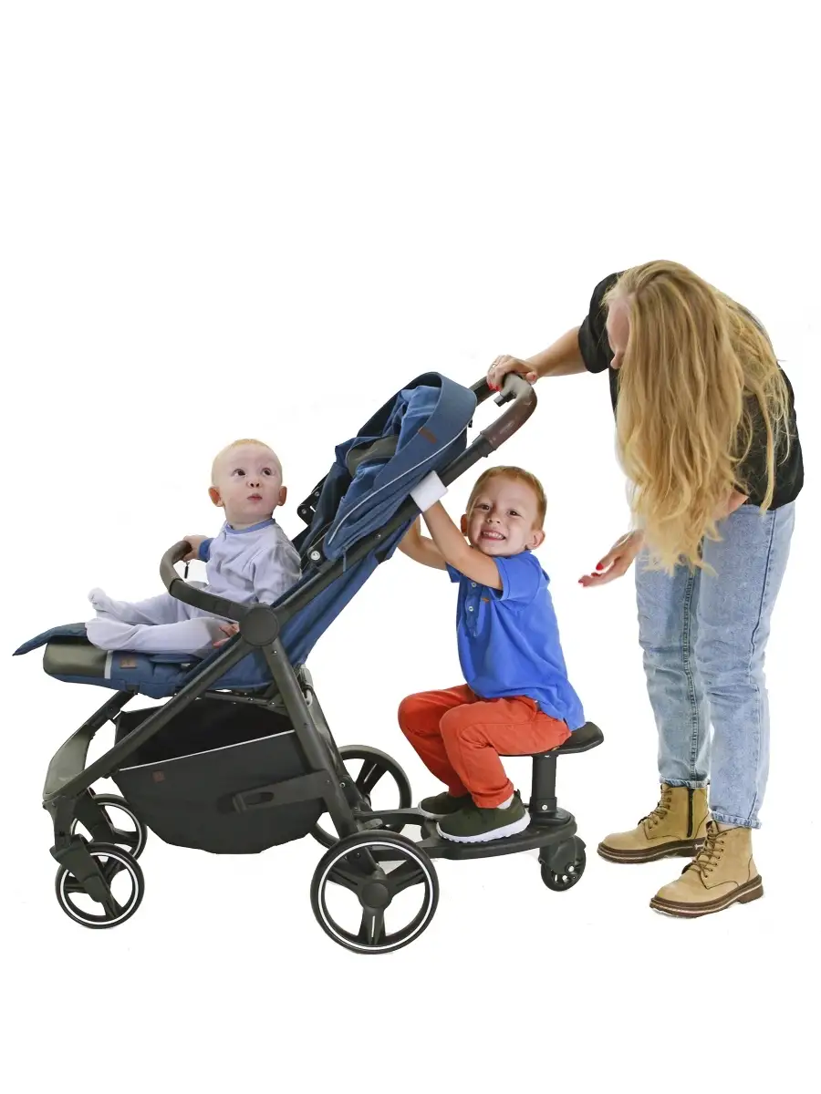 Универсальная Приставка (подножка) к коляске для второго ребенка Lascal Kiddy Maxi