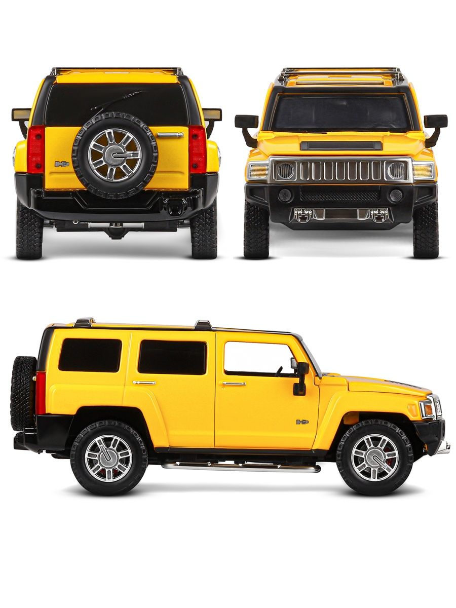 yellow hummer h3