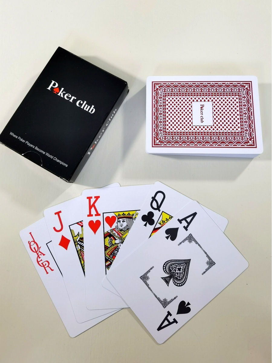 Покерные карты пластиковые