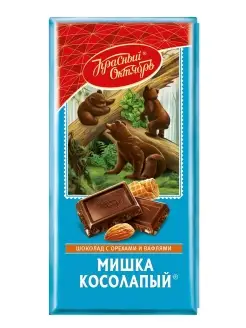 Шоколад темный Мишка косолапый, 75 гр