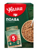 Крупа пшеничная полба варочные пакеты 5шт по 80г бренд Увелка продавец Продавец № 32477