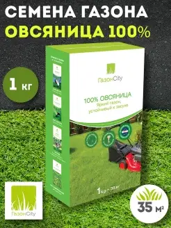 Семена газонной травы Овсяница 100% 1кг газонная трава газон