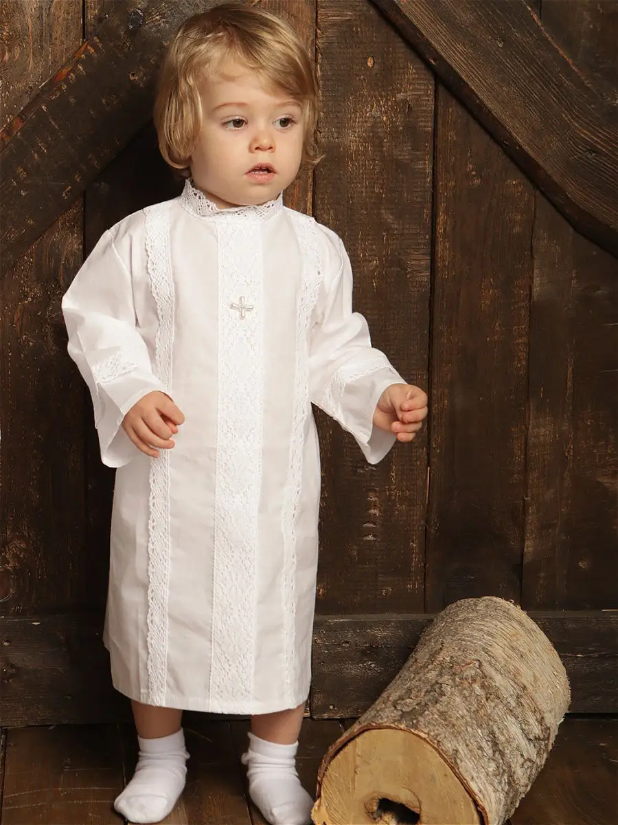 Когда срочно нужна крестильная рубашка - простая выкройка на любого ребенка