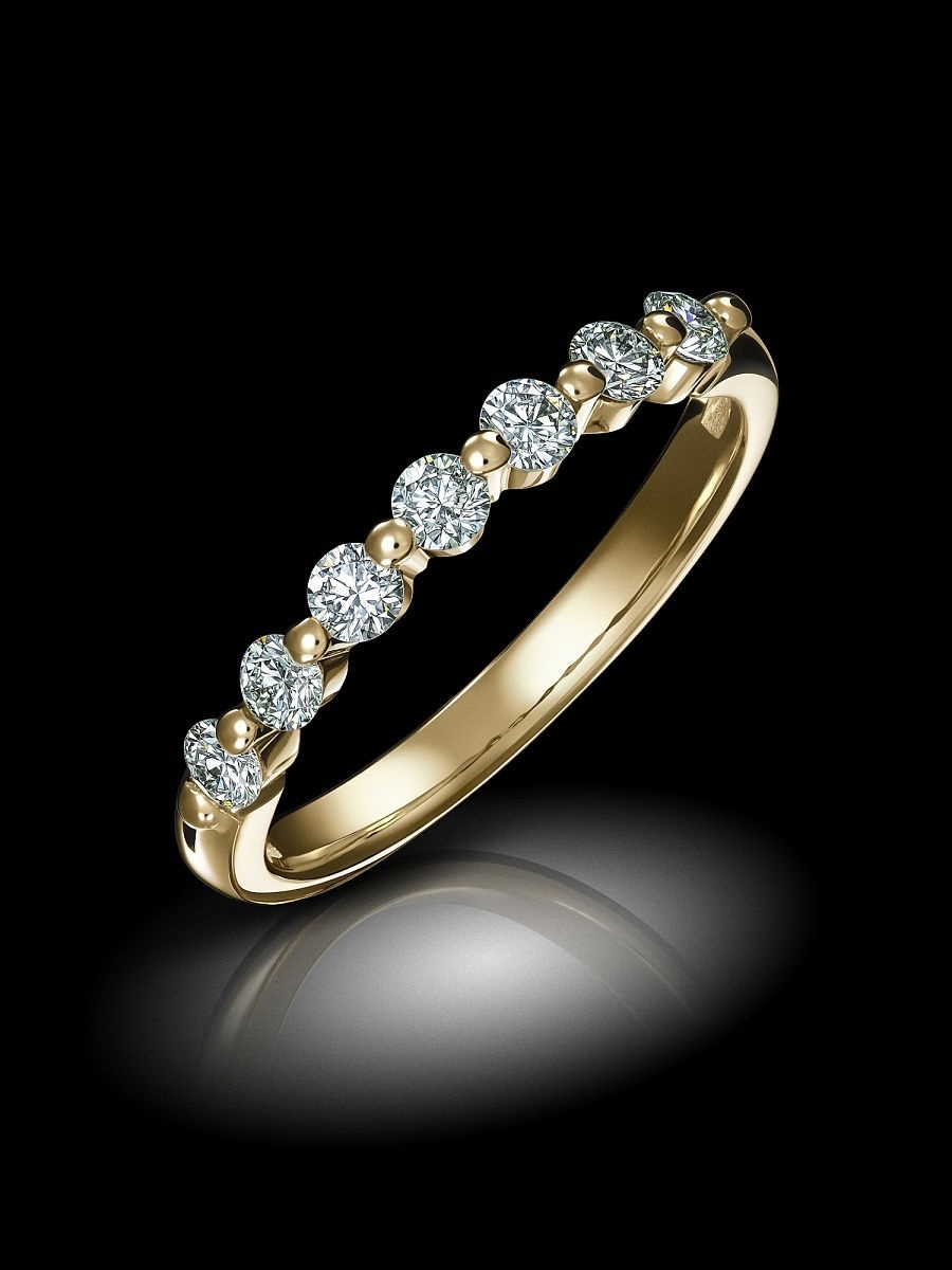 Золотое кольцо Бриллиантовая дорожка O! JEWELRY 15769040 купить в интернет-магазине Wildberries