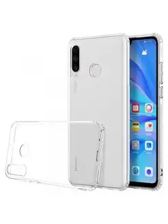 Чехол на Huawei P30 Lite Nova 4E прозрачный силиконовый