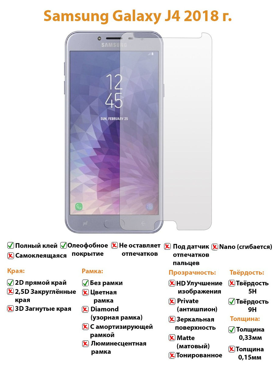 Совместимость защитных стекол samsung