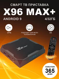 Смарт ТВ приставка андроид X96 Max+