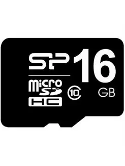 Карта памяти MicroSDНС 16GB Class 10 без адаптера