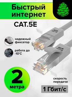 Патч-корд 2 м RJ45 для подключения интернета