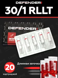 Defender Картриджи для перманента, татуажа тату 30 1 RLLT