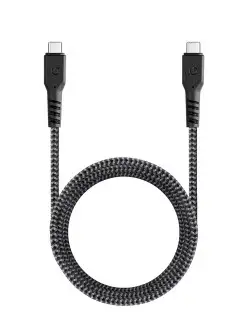 Кабель FibraTough USB-C - USB-C 5Gbps 5A Black 1.5m