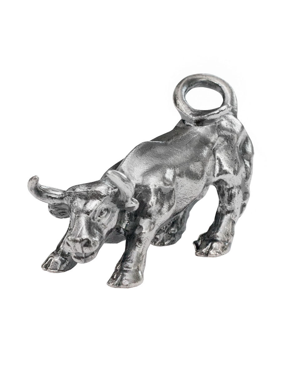 Статуэтка серебряная бык символ 2021г.