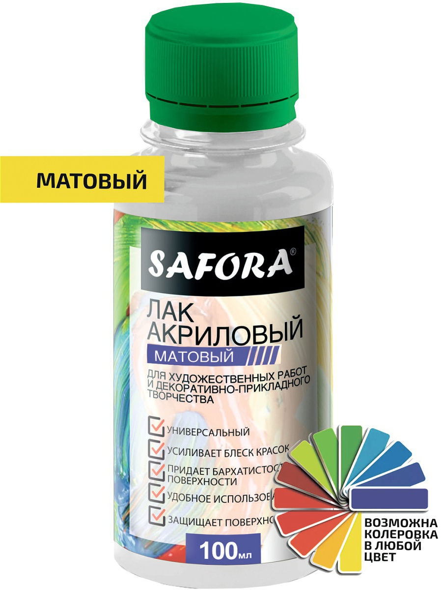 Safora лак акриловый