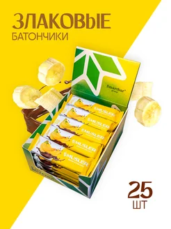 Злаковые батончики "Банан в темной глазури" 30 г. (25 шт.)