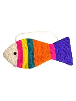 Игрушка когтеточка Sisal fish small 25x13x2 см