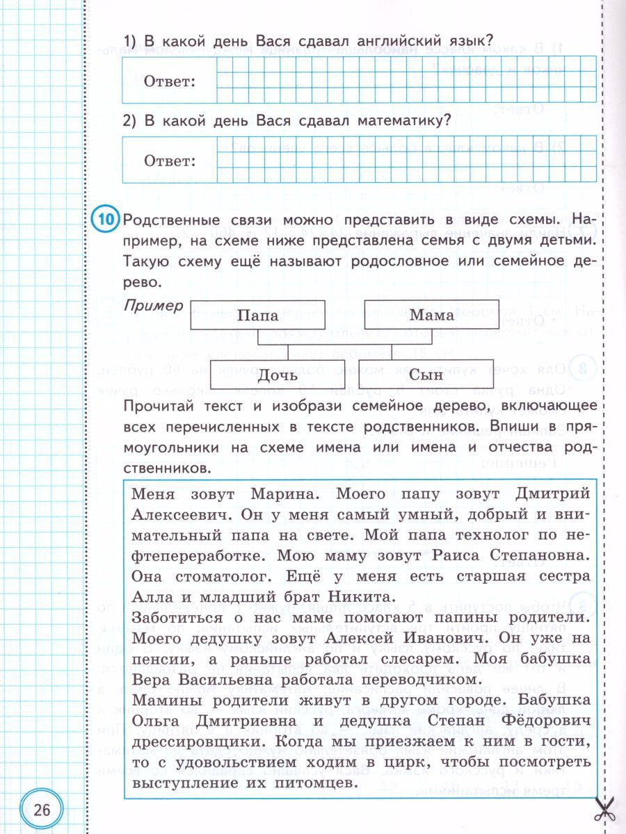 Образец анализа впр по математике