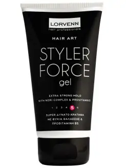 Гель HAIR ART очень сильной фиксации styler force gel 150 мл