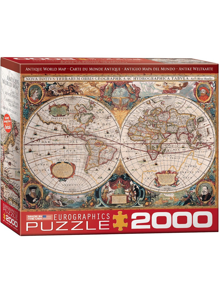 Map of the World Eurographics Puzzle 2000