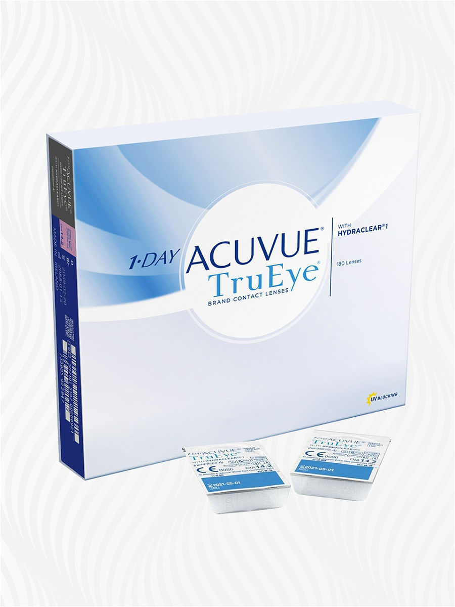 Линзы acuvue 1. Acuvue TRUEYE (90 линз). Линзы контактные Acuvue TRUEYE однодневные. Линзы акувью 1 Day. Линзы одноразовые на каждый день Acuvue 1 Day TRUEYE.