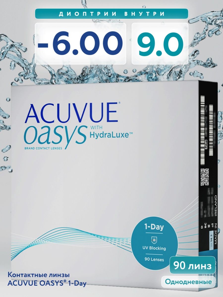 Линзы однодневные acuvue oasys