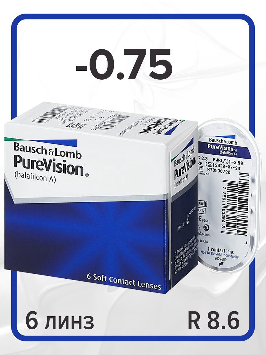 Линзы lomb. Контактные линзы Bausch Lomb. Bausch & Lomb PUREVISION. Линзы Бауш Ломб. Линзы Бауш энд Ломб.