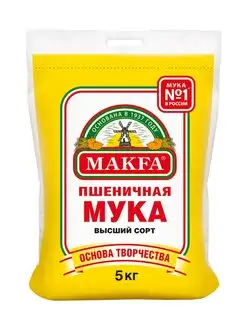 Мука пшеничная высший сорт 5 кг