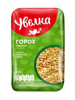 Крупа горох шлифованный колотый 800г