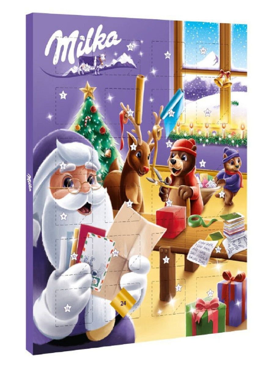 Адвент календарь милка. Милка Advent 90гр. Advent Calendar Milka 2020. Шоколад Milka Advent Calendar 90г. Advent календарь Милка.