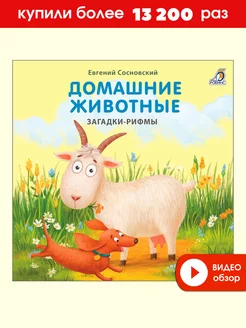 Книжки - картонки Домашние животные Загадки-рифмы