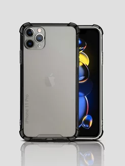 Чехол на Apple iPhone 11 Pro прозрачный, противоударный