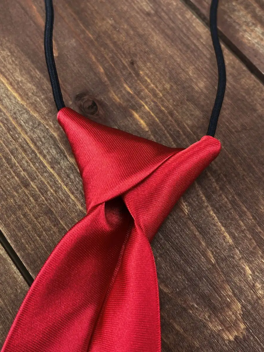 Как завязать детский галстук на резинке — пошаговая инструкция
