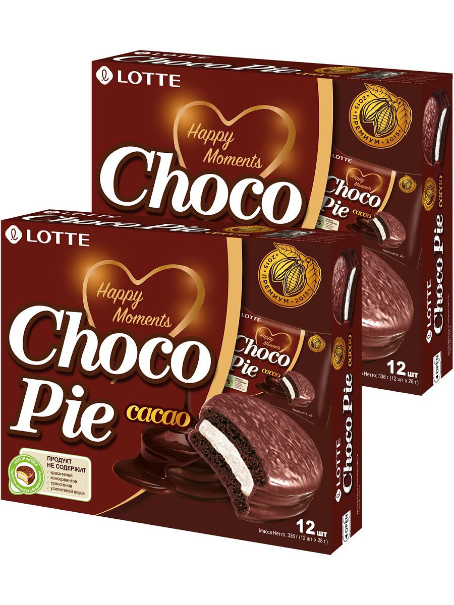 Чоко хар. Чоко Пай Лотте 336 гр. Пирожное Lotte Choco pie Cacao. Печенье прослоенное глазированное Лотте чокопай 336г. Чокопай Лотте шоколадный.