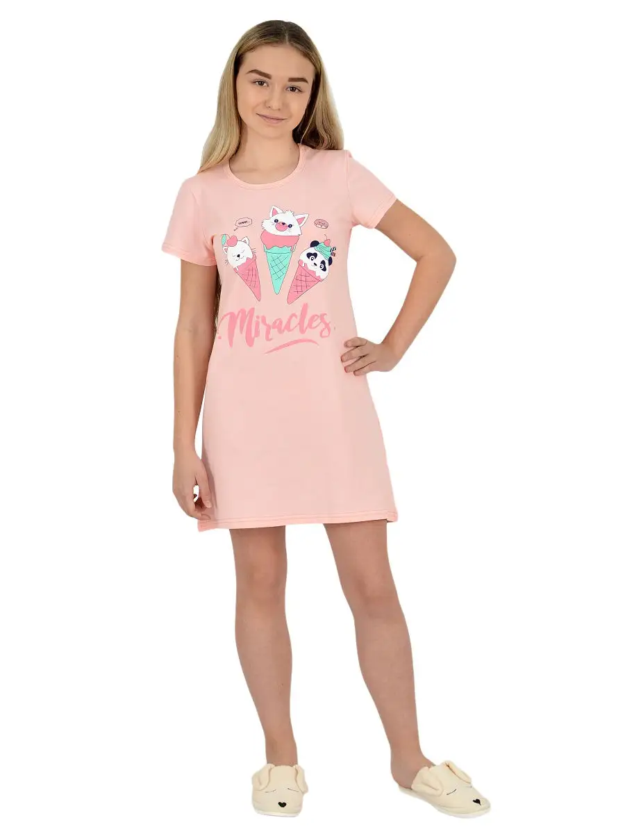 Детская ночнушка для девочки Baykar Турция детские ночнушки рубашки сорочки для