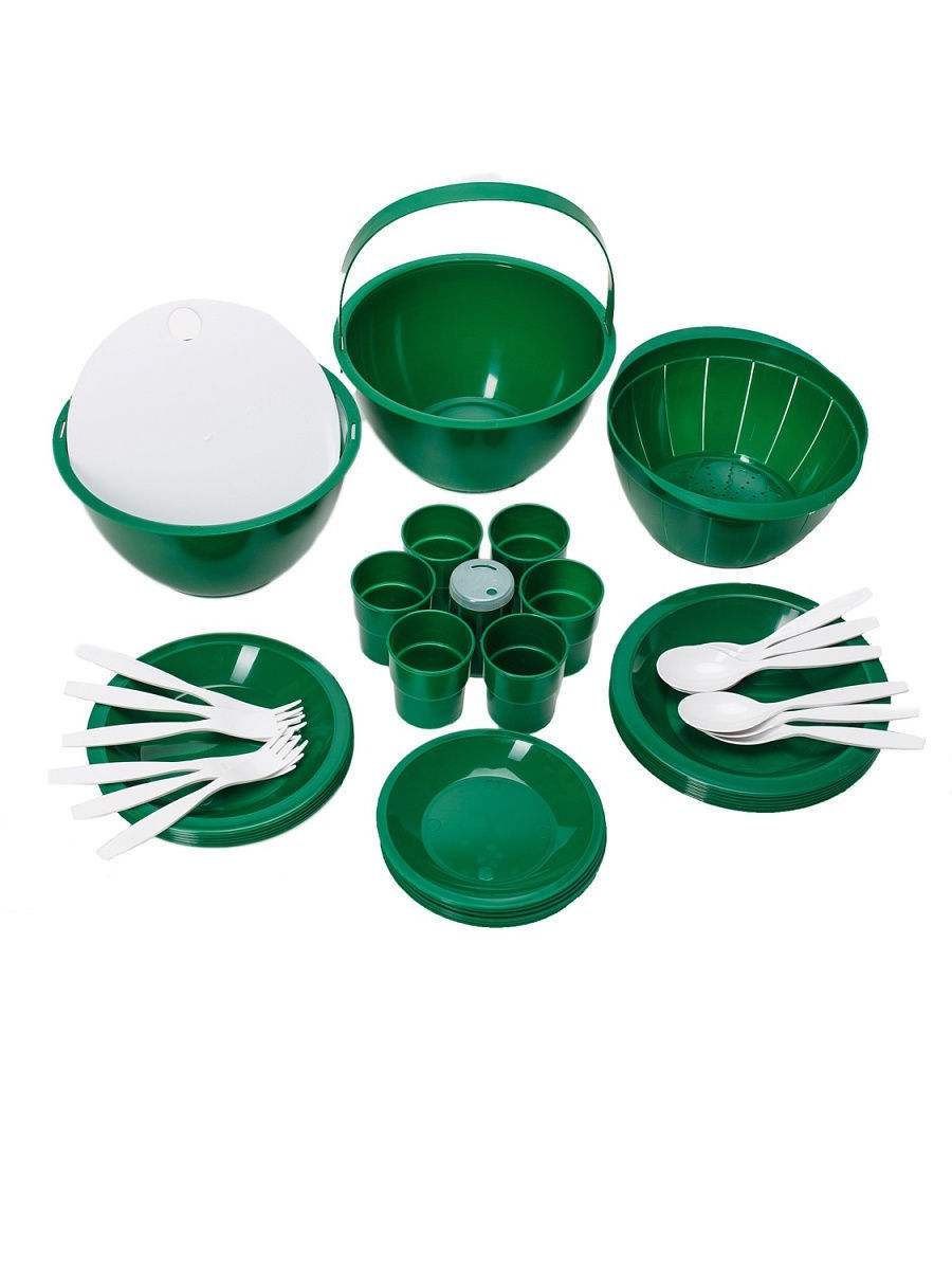 Белпласт набор посуды для пикника пикник