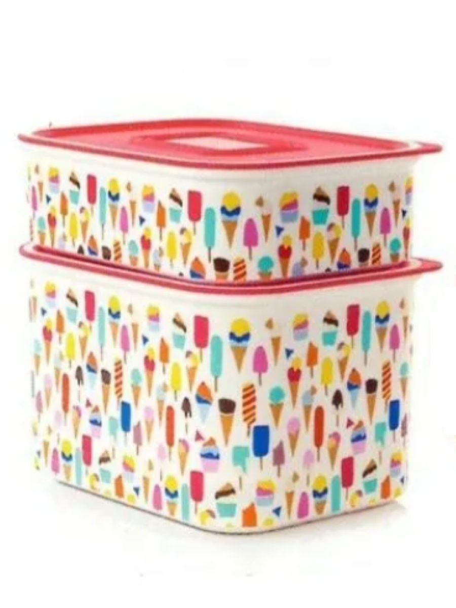 Tupperware ice cream container