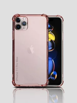 Чехол на Apple iPhone 11 Pro Max прозрачный, противоударный