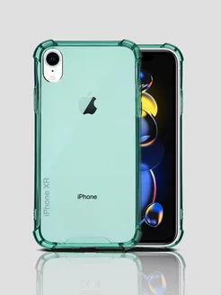 Чехол на Apple iPhone XR прозрачный цветной