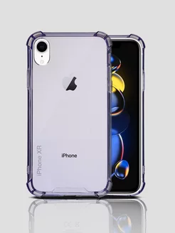 Чехол на Apple iPhone XR прозрачный цветной