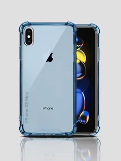 Чехол на Apple iPhone XS Max цветной прозрачный